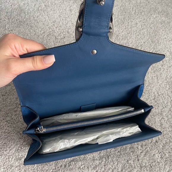 Gucci Dionysus Handbag / Blue Suede - Picture 6 of 6